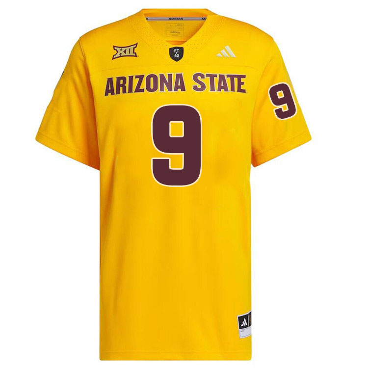 #9 Cameron Harpole Arizona State Sun Devils College Football Jerseys Stitched-Gold